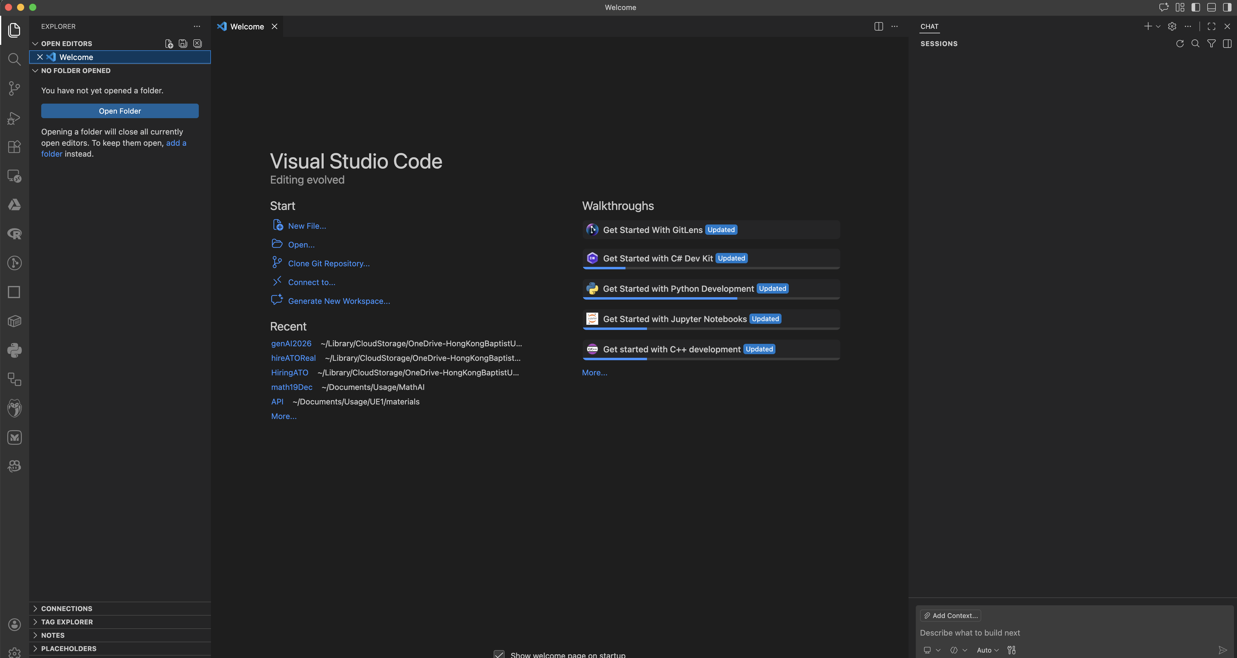 VS Code with both panels open