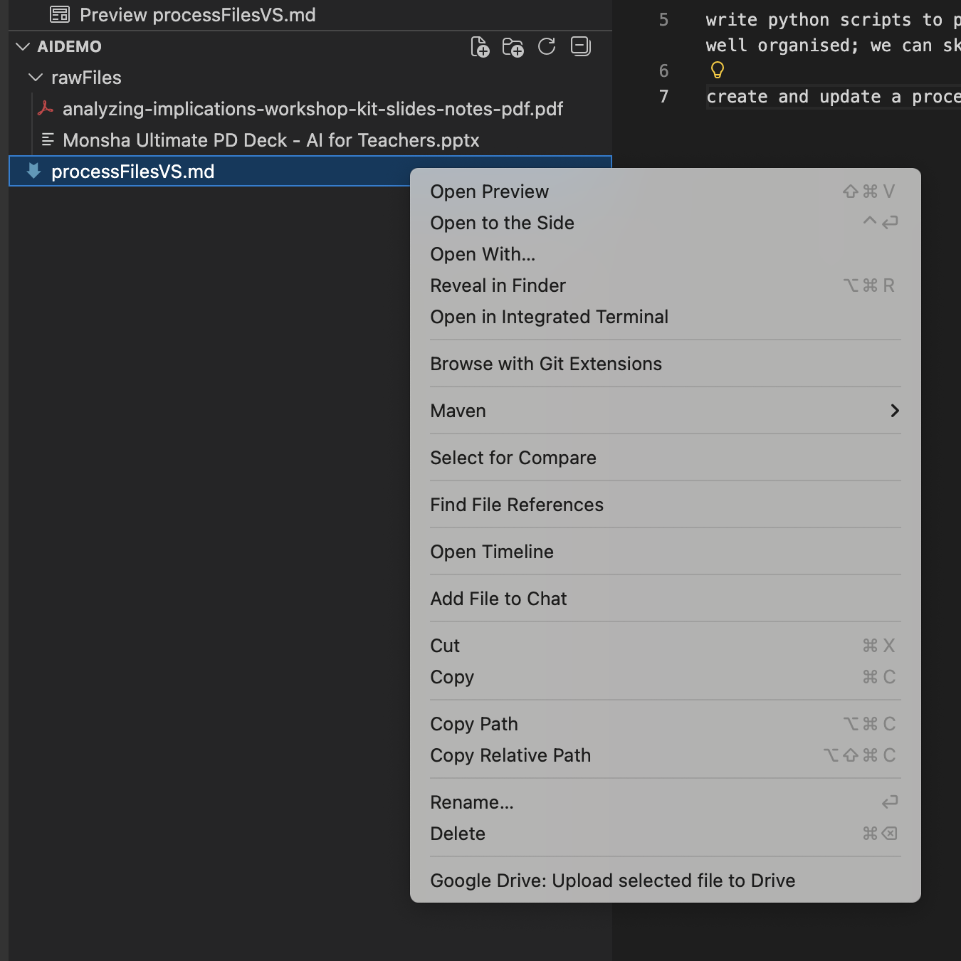 Agent starts processing