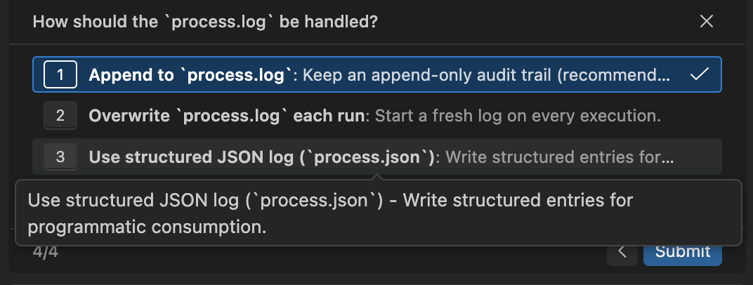 Agent working step 4